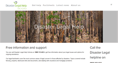 Desktop Screenshot of disasterlegalhelp.org.au