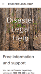 Mobile Screenshot of disasterlegalhelp.org.au
